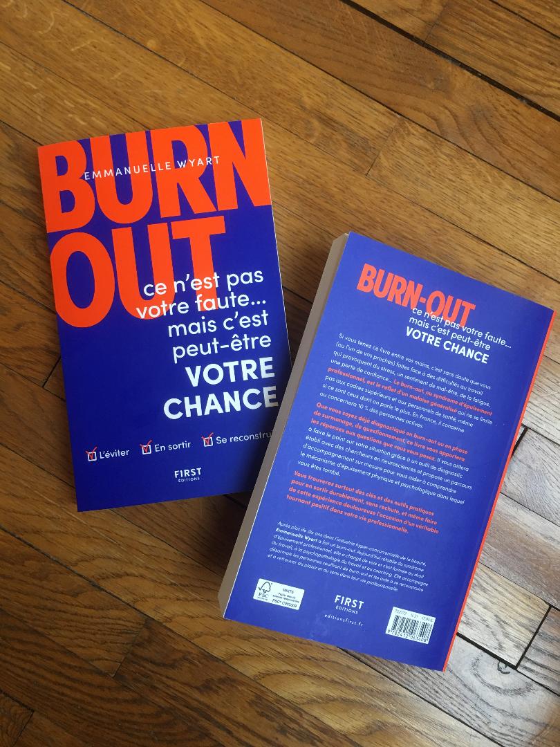 LIVRE BURN OUT Emmanuelle Wyart Coaching Paris