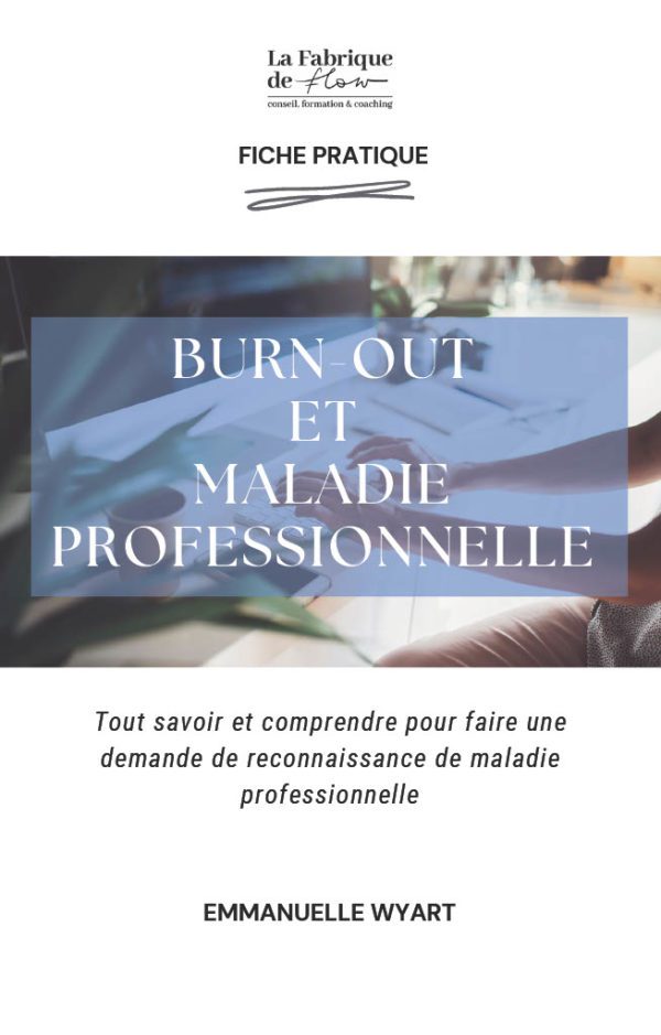 Burn out et maladie professionnelle